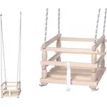 Teddies Houpačka Baby - dřevěná