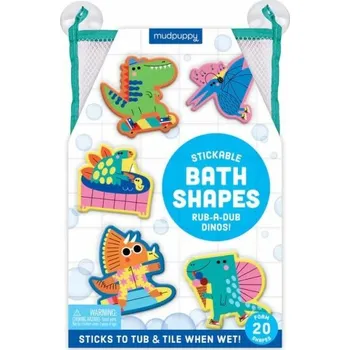 Mudpuppy Nalepovací pěnové tvary do koupele Dinosauři