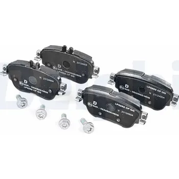 Brzdová destička Sada brzdových destiček, kotoučová brzda DELPHI LP3262