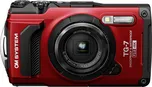 OM System TG-7 red digitální fotoaparát 12 Megapixel Zoom (optický): 4 x červená odolný proti nárazu, vodotěsný, 4K vide