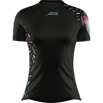 Dámské funkční triko krátký rukáv ANGEL LADY černá Bamboo Ultra