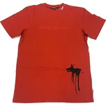 alpine pro Pánské triko ap dog tee red