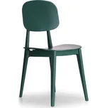 B2B Partner Plastová jídelní židle SIMPLY, zelená