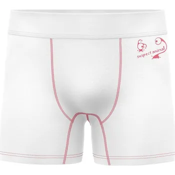 Dětské funkční trenýrky JEDNOROŽEC bílá Bamboo Ultra - Lososová / 150