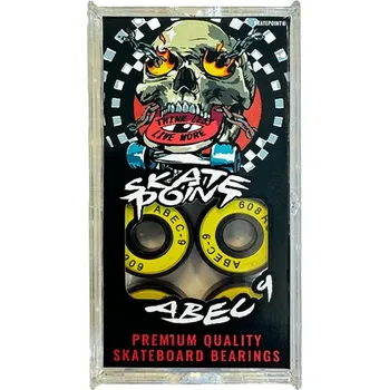 Příslušenství pro in-line skate point Ložiska skate bearings box abec 9 set yellow