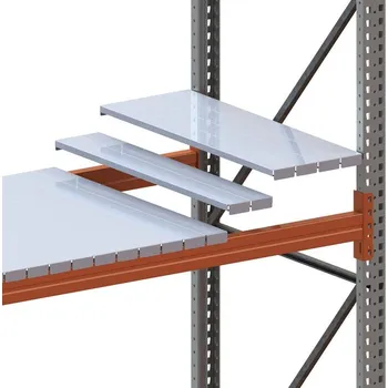 Dílenský regál META Ocelové panely pro paletové regály, hloubka 800 mm