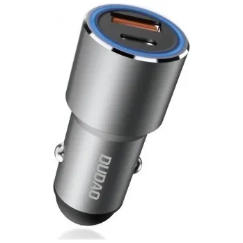 DUDAO | Dudao R4PQ autonabíječka USB / USB-C QC, sivá (R4PQ)