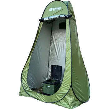 Kempingové nádobí Holdcarp Set Přenosná Skládací Toaleta + Skládací Stan