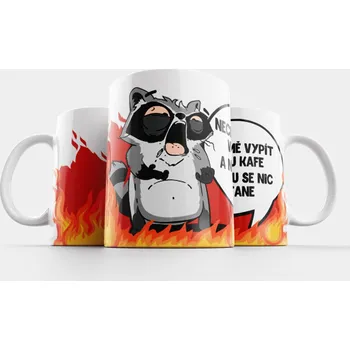 Hrnek Nechte mě vypít v klidu kafe... - Žlutá