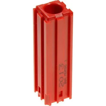 B2B Partner Plastový box pro nástroj s kuželovou stopkou MORSE M1, modul 2x2, 1 dutina, červená