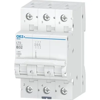 Jistič OEZ LTS-32B-3 /42091/ instalační jistič 10 kA, charakteristika B, 32A, 3pól