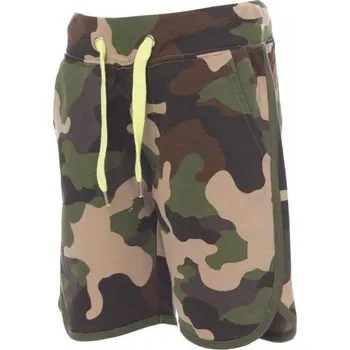 Payper Dětské teplákové kraťasy COMBAT KIDS Barva: MASKÁČOVÁ/ŽLUTÁ FLUO, Velikost: 11/12