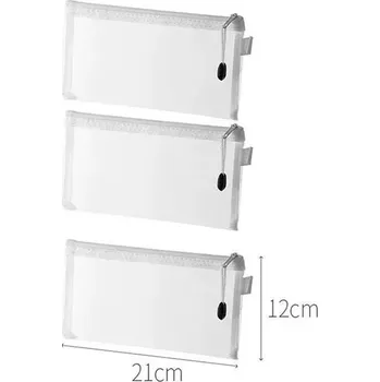 Kosmetická taška Voděodolná kancelářská taška na dokumenty a kosmetiku - 21 x 12 cm