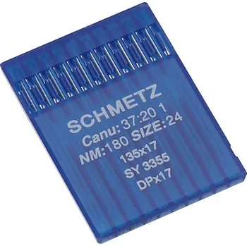 Strojové jehly pro průmyslové šicí stroje Schmetz 135X17 180