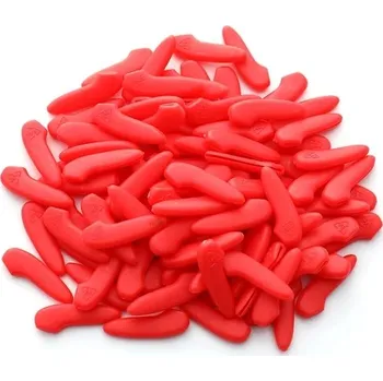 Ochranné krytky na špičky kuchyňských nožů | 100ks - Červené