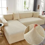 dobirkov.cz Voděodolné potahy na sedací soupravu se vzorem Barva: Krémová, Velikost: Křeslo / 90x140 cm