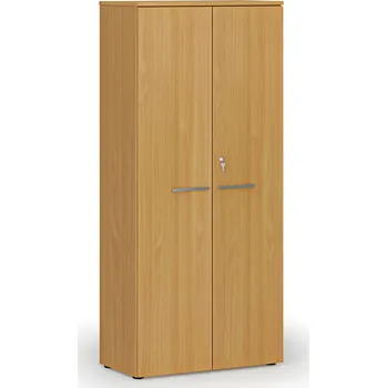 B2B Partner Kancelářská skříň s dveřmi PRIMO WOOD, 800 x 420 x 1781 mm, buk