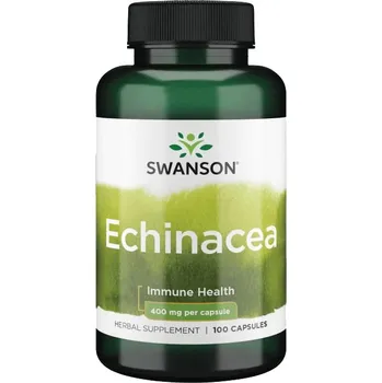 Zdraví Swanson Echinacea, Třapatka nachová, 400 mg, 100 kapslí