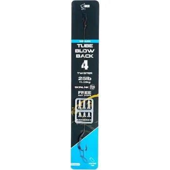 NASH - Hotový návazec Tube Blow Back Rig Barbless vel. 4