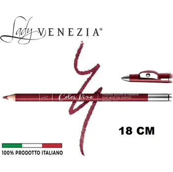 Oční linky LADY VENEZIA Kontura oči•rty ROSSO•ČERVENÁ 03