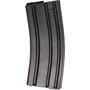 Airsoft Zásobník Mid-Cap pro M4 - černý, plastový, tlačný, 140bb, ASG