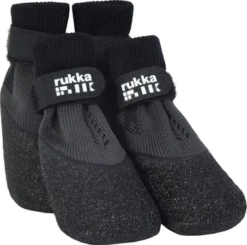 Obleček pro psa Rukka Sock Shoes 4 ks černé