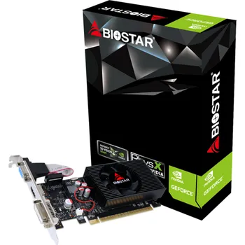 Grafická karta Grafická karta BIOSTAR GeForce GT730, 2GB, GDDR3, 128 bit, DVI-I, D-Sub, HDMI