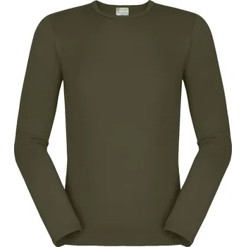 Chlapecké tričko Bambusové Tričko Classic Khaki Dlouhý Rukáv Dětské Velikost: 116/122