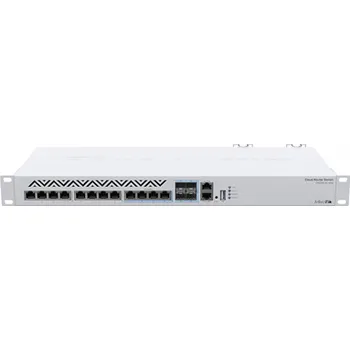Počítač MikroTik Cloud Router Switch 312-4C+8XG-RM s RouterOS L5, 1U rackový kryt
