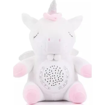 Hračka pro nejmenší CHIPOLINO Plyšový Jednorožec s projektorem a hudbou (cs, Hračkomat)