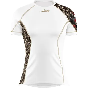 Dámské funkční triko krátký rukáv MUERTE bílá Bamboo Ultra