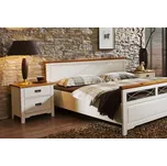 Jitona Country Inn postel 160 x 200 cm, borovice bílá, vysoké přední čelo