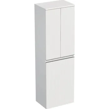 Koupelnový nábytek Koupelnová skříňka vysoká Intedoor TRENTA bílá matná 50 x 161,8 x 35 cm TRE SV 50 2D K B A8916