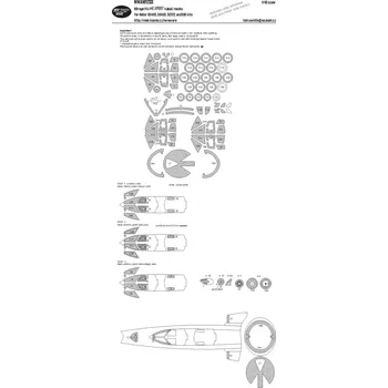 Plastikový model New Ware 1/48 Mask Mirage IV A/P EXPERT (HELLER)