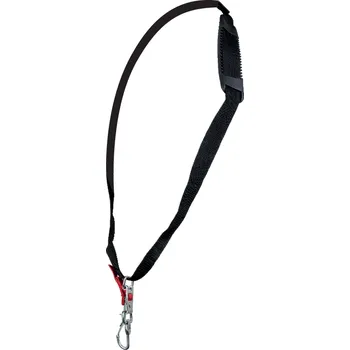 Jednoduchý ramenní popruh na křovinořez univerzální polstrování, karabina 40 x 850 mm