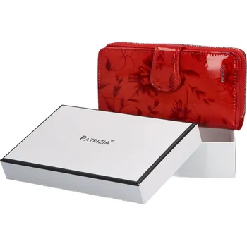 Peněženka Luxusní dámská kožená peněženka Luxi, červená