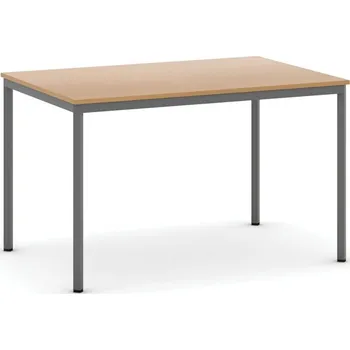 Jídelní stůl B2B Partner Jídelní stůl, 120x80 cm, tmavě šedá podnož, buk