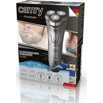Holicí strojek Camry Premium CR 2925 pánský holicí strojek Rotační holicí strojek Trimmer Grey