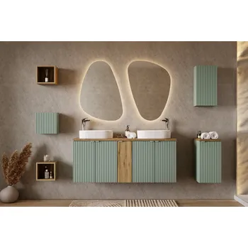 Koupelnový nábytek ArtCom Koupelnový komplet LINE Reed Green 140/2