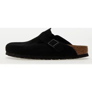 Dámské tenisky Tenisky Birkenstock Boston Soft Footbed Velvet Leather Black EUR 36