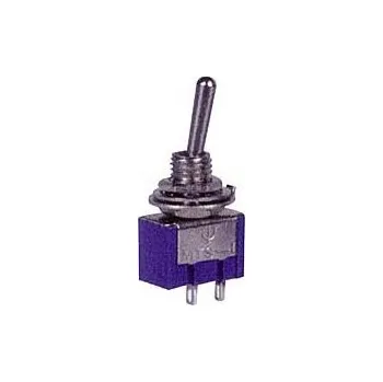 vypínač Vypínač páčkový MTS-101 ON-OFF 1pol.250V/3A otvor 6mm L348