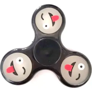 Gadget Antistresový Fidget Spinner Emoji černý