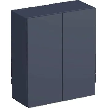 Koupelnový nábytek Koupelnová závěsná skříňka Intedoor TRENTA modrá marino matná 50 x 58 x 23 cm TRE HZ 50 2D B A9166