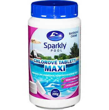 Bazénová chemie SparklyPool Sparkly POOL Chlorové tablety pomalurozpustné MAXI 1 kg