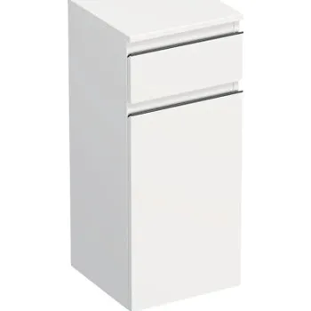 Koupelnový nábytek Koupelnová skříňka nízká Intedoor TRENTA bílá matná 35 x 83,4 x 35 cm TRE SN 35 1Z K B 379