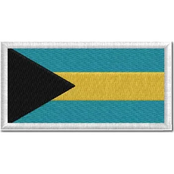 Nášivka Pelisport Nášivka Bahamská vlajka 6 x 3 cm