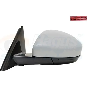 Auto zrcátko Vnější zpětné zrcátko VAN WEZEL 0261807