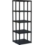 Artplast Plastový oboustranný regál TEMPO, 1760 x 600 x 585 mm, 5 polic