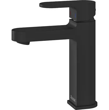 Vodovodní baterie Ravak Chrome umyvadlová stojánková baterie CR 014.20BL, 180 mm, bez výpusti, černá (X070428)