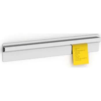 Dílenský regál Lišta na poznámky, obrázky a výkresy, 500 x 80 mm